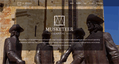 Desktop Screenshot of musketeercapital.com